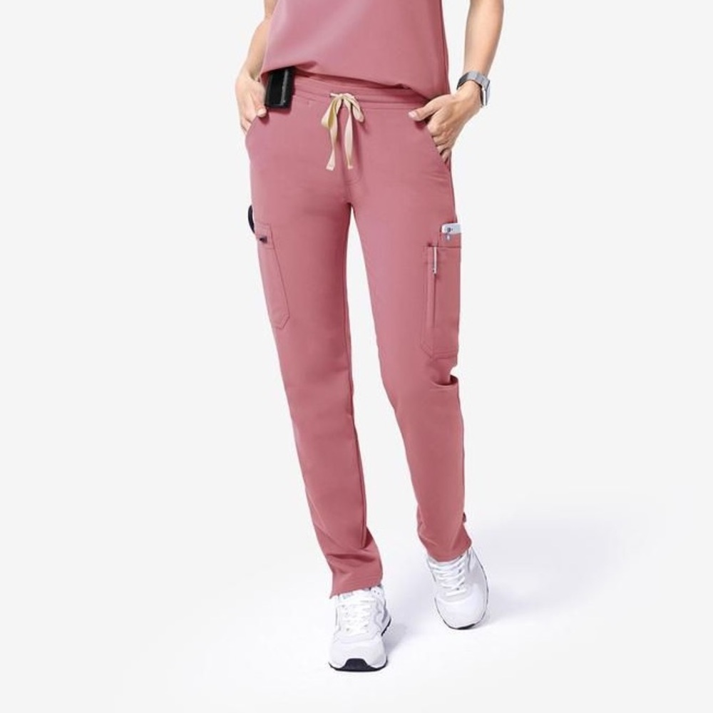 Mauve Figs Yola Scrub Bottoms (S Tall)